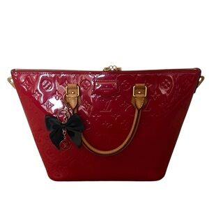 Louis Vuitton Red Patent Leather 2-way Tote bag